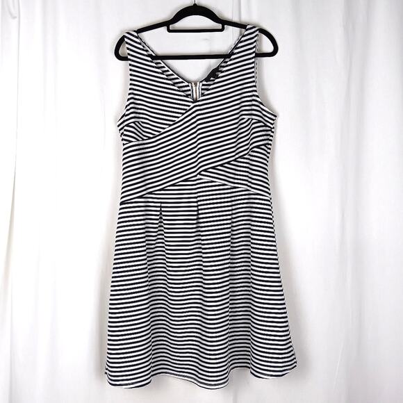 Lane Bryant Striped A-Line Dress Size 18 - Picture 1 of 5
